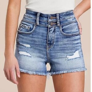 Buckle Black Fit No. 35 High Rise Stretch Denim Shorts Size 27